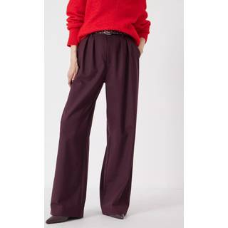 Hush Hush Lya uldblandingsbukser med brede ben