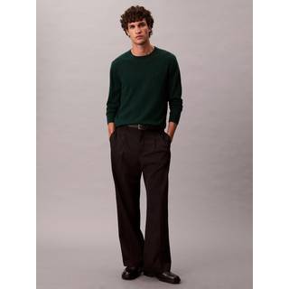 Merino Wool Classic Sweater - Green - XXL