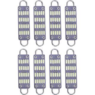 Pære 44 mm klar hvid Festoon LED-pære, 20 SMD stiv sløjfe 1,73 tommer