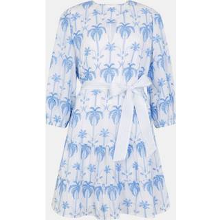 Accessorize Accessorize White Palm Broderie Mini Dress - Large