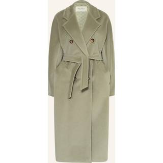 Max Mara Madame belted wool and cashmere coat - green - S-M