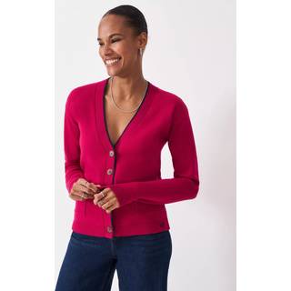 Crew Clothing Crew Clothing Red V-Neck Pocket Cardigan
