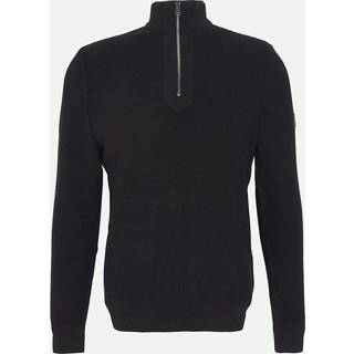 Barbour International Crawley Wool/Cotton Half Zip Black