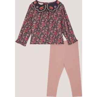 Monsoon Monsoon Blue Baby Floral Blouse & Leggings Set