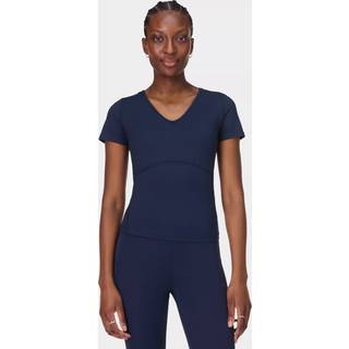 Sweaty Betty Sweaty Betty Blue Gaia V-Neck T-Shirt