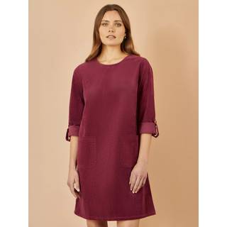 Yumi Yumi Fløjl Tunika Kjole med 3/4 ærmer og lommer - EU 44 (UK 16)