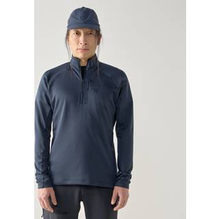 Haglöfs Korp Mid Halfzip Fleecesweatere Herrer størrelse L farve blå