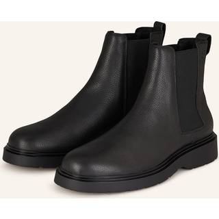 Tumbled Leather Chelsea Boots - Black - EU 41