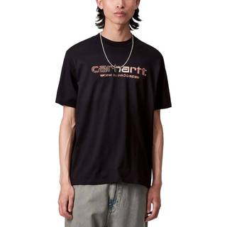 Solar Chrome Script T-shirt, Black, M