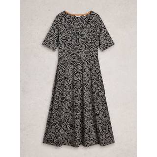 White Stuff White Stuff Black Madeline Jersey Dress - 46