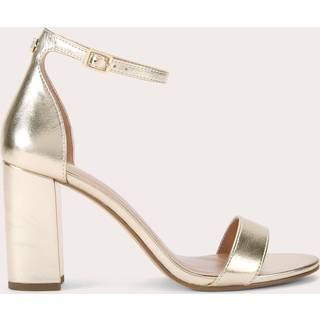Carvela Carvela Gold Block Heel Sandals
