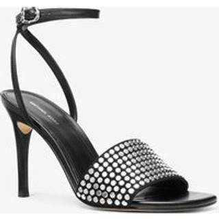 MK Elyse Studded Leather Sandal - Black - Michael Kors - EU 35
