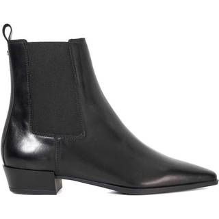 Dune London Dune London Black Parkas Chisel Western Chelsea Boots