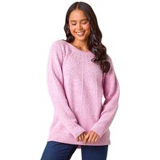 Roman Roman Pink Petite Pearl Detail Knit Jumper
