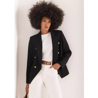 Mint Velvet Mint Velvet Black Double Breasted Blazer