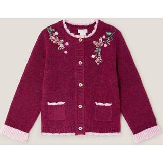 Monsoon Monsoon Red Floral Embroidered Cardigan