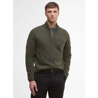 Barbour Herren Pullover grün unifarben