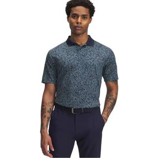 Under Armour Matchplay Printed Men's Polo Midnight Navy / Jasper Blue / Pitch Gray XL