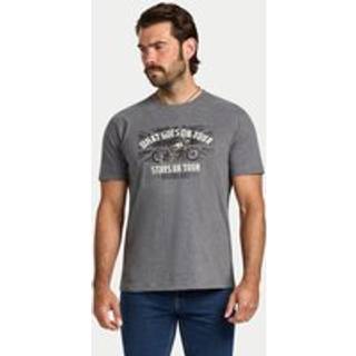 Raging Bull Raging Bull Grey What Goes On Tour Print T-Shirt
