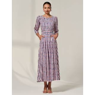 Jolie Moi Jolie Moi Lang Puffærmet Jersey Midaxi Kjole - EU 46 (UK 18)