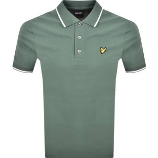 Lyle And Scott Tipped Polo T Shirt Green
