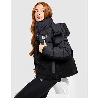 EA7 Emporio Armani Teddy Panel Padded Jacket, Sort - XXS