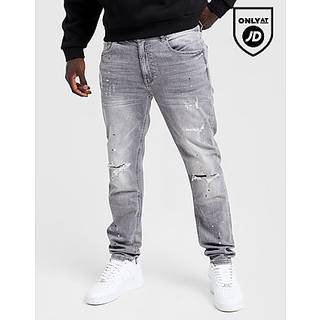 Supply & Demand Aapo Slim Ripped Jeans, Blå - M