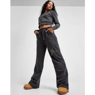 Ed Hardy Flame Tiger Wide Joggers, Sort - XS