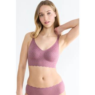 Sloggi Zero Feel Bliss bralette BH, lilla, Størrelse: XXL, Dame
