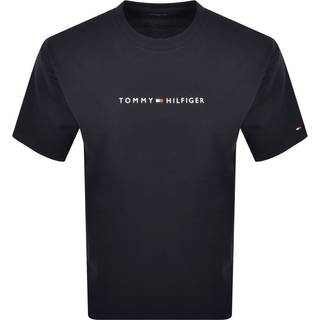 Tommy Hilfiger Logo T Shirt Navy