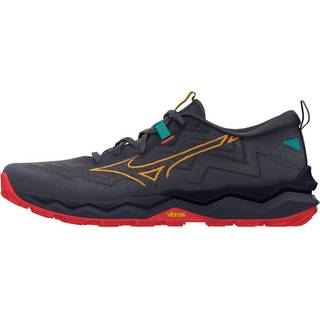 Mizuno Wave Daichi 9 Trail Running Shoe Men - Dark Blue, Yellow, Size 8.5 - dark_blue