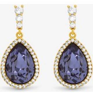 Jon Richard Jon Richard Forgyldte Øreringe med Tanzanit og Pære