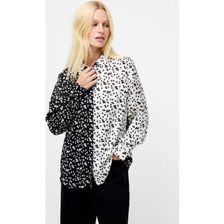 French Connection French Connection Black Harriet Mix Delancey Shirt - 40