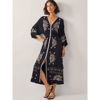 Monsoon Monsoon Sophia Broderet Kaftan Maxikjole - X-Large