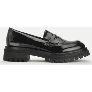 Start Rite Start Rite Paris slip-on hyttesko i patent-stil til større børn i sort med Angry Angels-motiv - uk6eu39