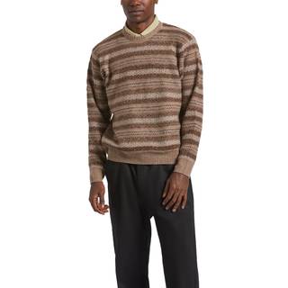 Brixton Midnight Crew Sweater Sweatere Herrer størrelse S farve brun