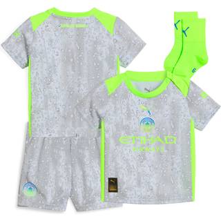PUMA Manchester City 25/26 Third Minikit Kids, Clothing, Cool Weather/Pro Green, 5-6Y
