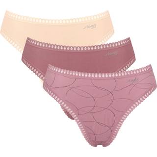 Sloggi 3-pak GO Crush High Leg Briefs - Mixed - X-Small