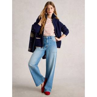 White Stuff White Stuff Blue Betty Bomber Cardigan