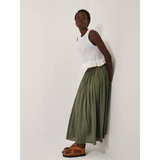 Monsoon Monsoon Bethany Midi Rynket Nederdel - X-Large