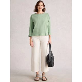 White Stuff White Stuff Green Demi Dolman Top