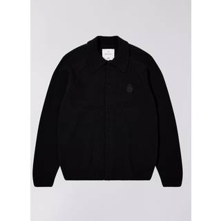 EDWIN MARS POLO CARDIGAN-BLACK - L
