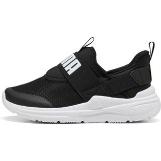 PUMA Soft Wired 2 SLIPTECH Sneakers Kids, Shoes, Black/White, 33