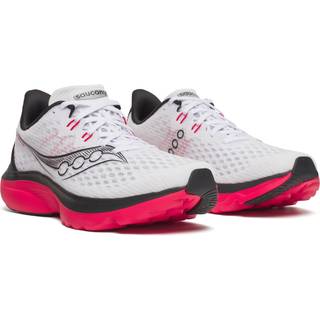 Saucony Kinvara 16 Neutral Running Shoe Men - White, Red, Size 10 - white