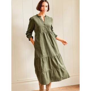 Aspiga Aspiga Green Liv Corduroy Dress - X-Large
