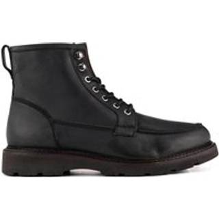 Jones Bootmaker Jones Bootmaker Black Essex Chunky Leather Boots