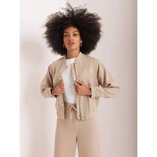 Mint Velvet Mint Velvet Natural Washed Bomber Jacket