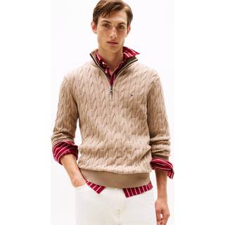 Cable Knit Half-Zip Jumper