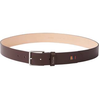 Paul Smith Stitch Leather Belt Brown