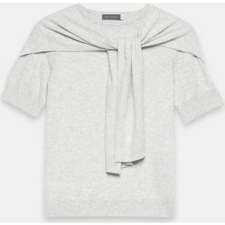 Mint Velvet Mint Velvet bomuldsblanding tørklædedetaljer strik top